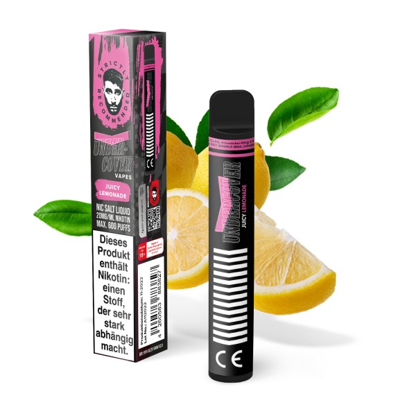 Juicy Lemonade 20mg Einweg E-Zigarette STEUERWARE
