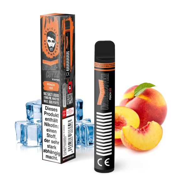 Peach Ice 20mg Einweg E-Zigarette STEUERWARE